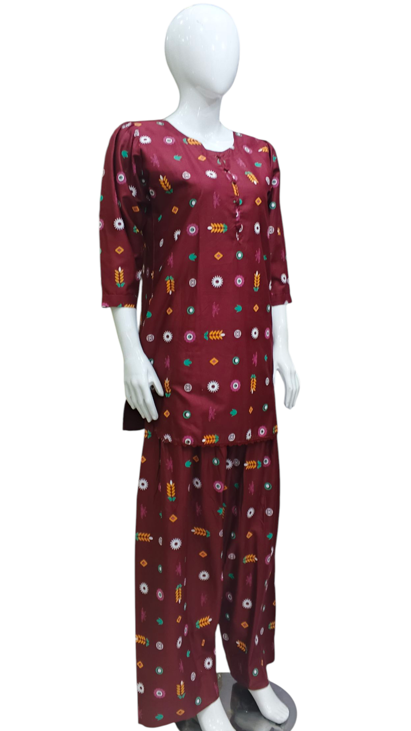 Soft Cotton Farshi Shalwar 2pc Suit